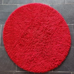 Rasta round rug Ø120 cm, Red