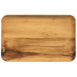 Raw plate rectangular 31.7x20.2 cm, Wood