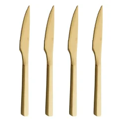 Raw steak knife 4-pack, Gold