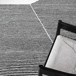 Rectangles wool rug natural white, 200x300 cm