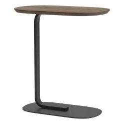 Relate sidetable 60,5 cm, Smoked oak-black
