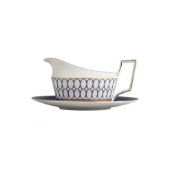 Renaissance Gold sauce boat, white