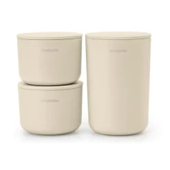 ReNew storage jar 3-pack, Soft Beige