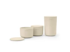 ReNew storage jar 3-pack, Soft Beige