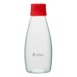 Retap Go 05 glass bottle screw top 50 cl, Red