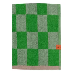 Retro towel, Classic green, 70x133 cm