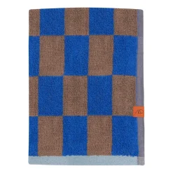 Retro towel, Cobalt, 70x133 cm