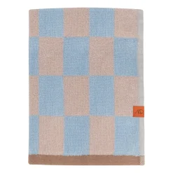 Retro towel, Light blue, 70x133 cm