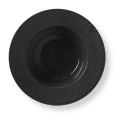 Rhombe Earth deep plate Ø24.5 cm, Slate
