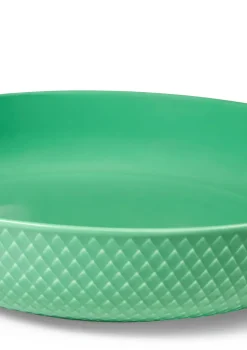 Rhombe serving bowl Ø28 cm, Green