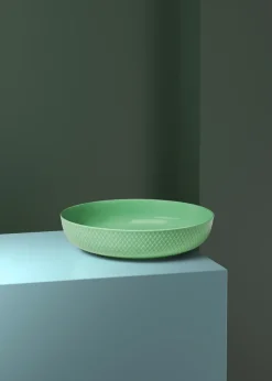 Rhombe serving bowl Ø28 cm, Green