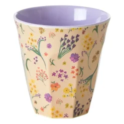 Rice melamine cup medium, Wild flower