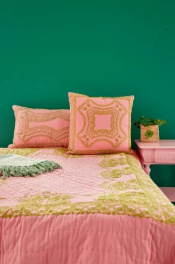 Rice quilted bedspread 225x225 cm, Soft pink