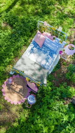 Rice quilted blanket 140x200 cm, White