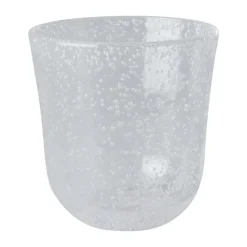 Rice tumbler glass bubble design acrylic 41 cl, Clear