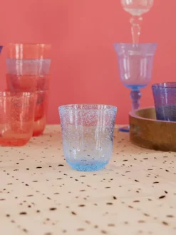 Rice tumbler glass bubble design acrylic 41 cl, Mint