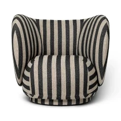 Rico lounge chair, Louisiana sand black