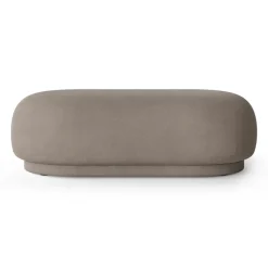 Rico ottoman, Brushed warm grey
