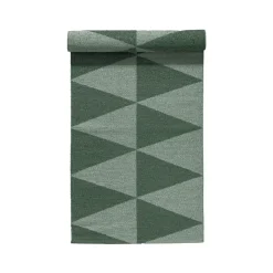 Rime plastic rug green, 70x250cm