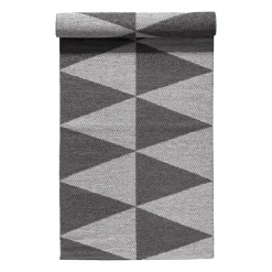 Rime plastic rug grey, 70x250cm