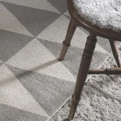 Rime rug concrete (grey), 70x150 cm