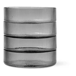Ripple breakfast bowl 4-pack, smoked grey