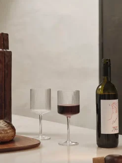 Ripple red wine glass 32,5 cl 2-pack, Clear