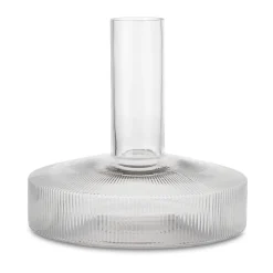 Ripple wine carafe, Clear