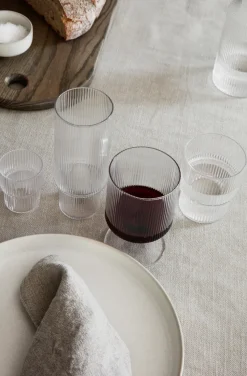 Ripple wine glass 2-pack, clear