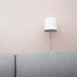 Rise wall lamp, white