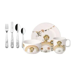 Roar like a Lion children's tableware set, 7 pieces