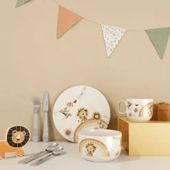 Roar like a Lion children's tableware set, 7 pieces