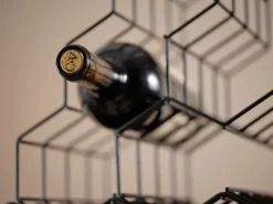 Rocks wine rack 19,5 cm, Black