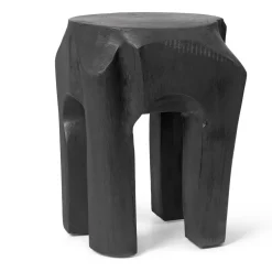 Root stool Ø30x40 cm, Black stained