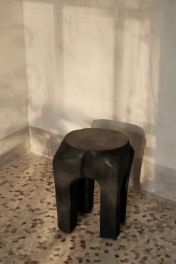 Root stool Ø30x40 cm, Black stained