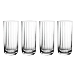 Rose Garden long drink glass 4-pack 45 cl, Clear