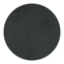 Row rug round Ø270 cm, Dark green