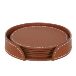 Ørskov coaster 6-pack, cognac