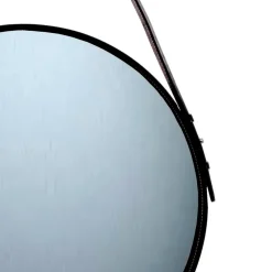 Ørskov mirror black, Ø 30 cm