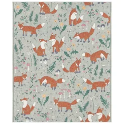 Rävar cotton throw 140x170 cm, multi