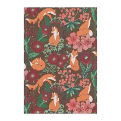 Rävdans kitchen towel 35x50 cm, Multi