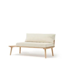 Saga blonde sofa, Beech