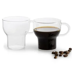 Sagaform glass mug 15 cl 2-pack, clear