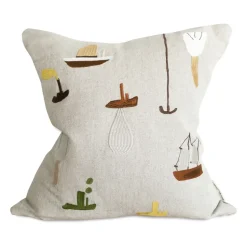 Sail With Me cushion cover 48x48 cm, grey