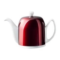 Salam teapot 1 L, Candy apple-White