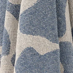 Salobre throw cotton 160x130 cm, Blue