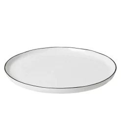 Salt plate without dots, Ø 18 cm