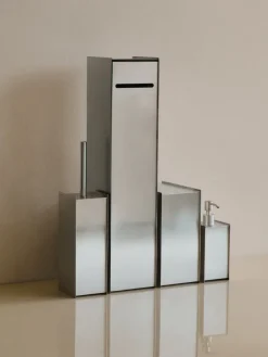 Same bin, Brushed stainless steel