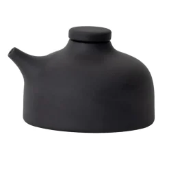 Sand soy sauce bottle 12 cl, Black clay