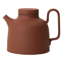 Sand teapot 65 cl, Red clay